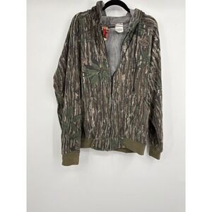 Vintage Walls Blizzard-Pruf Realtree Camo Insulated Zip Hoodie Made in USA Mens